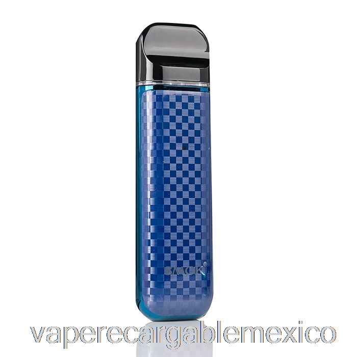 Vape Recargable Smok Novo 2 25w Pod System Fibra De Carbono Azul